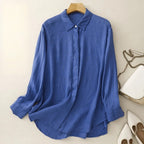 FeatherFlex™ Linen Shirt — Stay Cool and Sharp from Dawn to Dusk (White XS) - | Zavonix