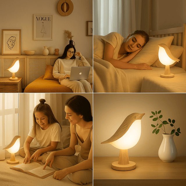 FeatherGlow - Bedside Lamp