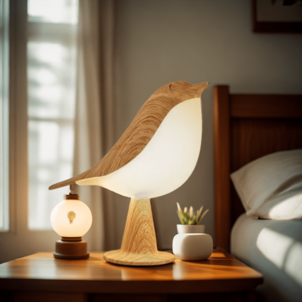 FeatherGlow - Bedside Lamp
