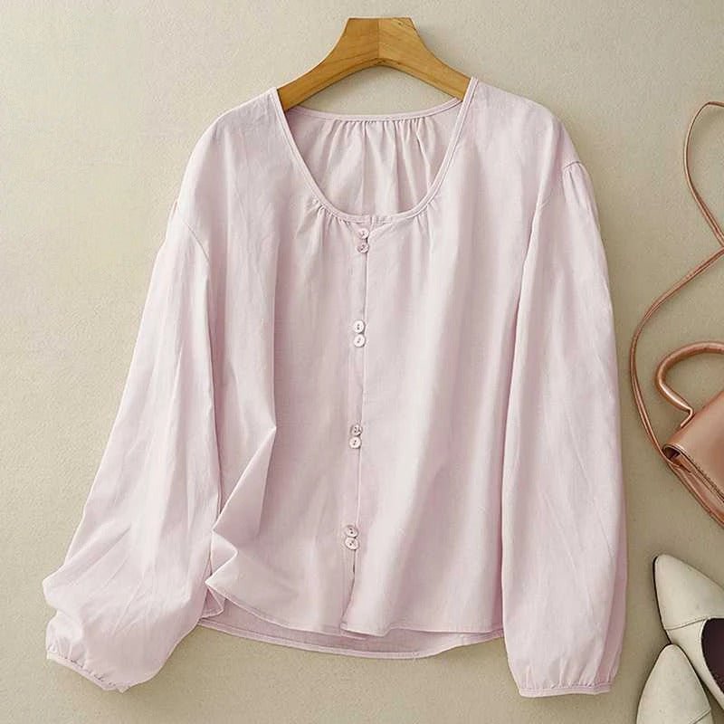 Featherlight Linen Shirt™ — Command Attention with Unmatched Comfort and Effortless Style (XS ) - | Zavonix