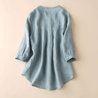 Featherlight Linen Shirt™ — Stay Sweat - Free and Command Attention All Day (White XS) - | Zavonix
