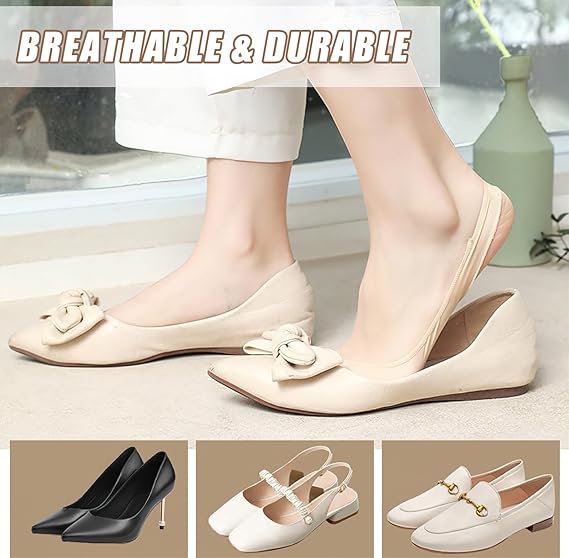 Featherstep Cushioned No Show Socks 4 Pair Product Image 05