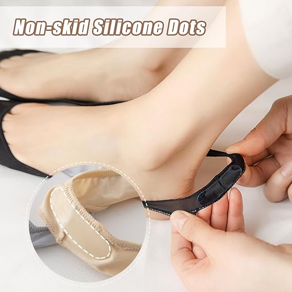 Featherstep Cushioned No Show Socks 4 Pair Product Image 06