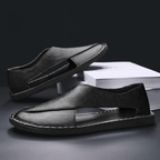 Fernando Leather Sandals (Black 5) - | Zavonix