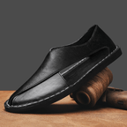 Fernando Leather Sandals (Black 5) - | Zavonix