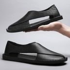 Fernando Leather Sandals (Black 5) - | Zavonix