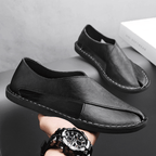 Fernando Leather Sandals (Black 5) - | Zavonix