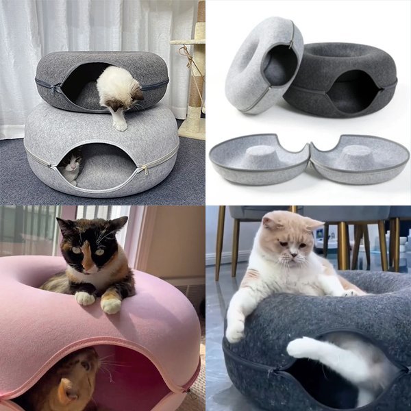 Felynn — Durable Felt Cat Tunnel and Cozy Resting Spot