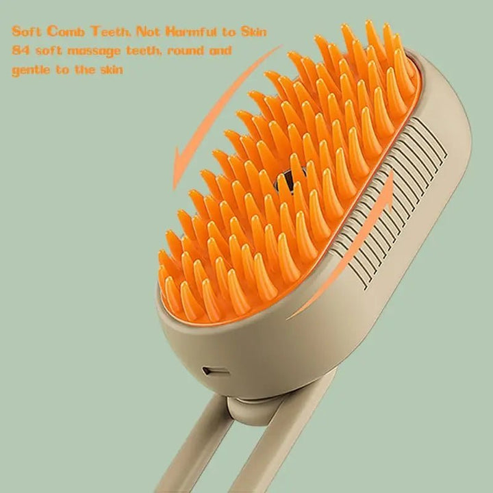 Felyra — Cat Grooming Brush with One-Button Spray and Shedding Control