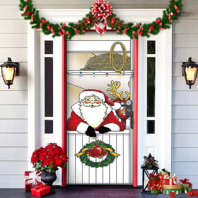 FestiveFront Door Cover™ — Turn Every Entrance into an Instant Holiday Showstopper (19 ) - Christmas | Zavonix