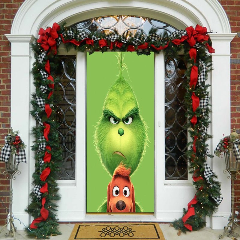 FestiveFront Door Cover™ — Turn Every Entrance into an Instant Holiday Showstopper (1 ) - Christmas | Zavonix