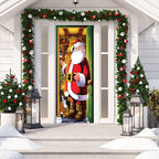 FestiveFront Door Cover™ — Turn Every Entrance into an Instant Holiday Showstopper (1 ) - Christmas | Zavonix
