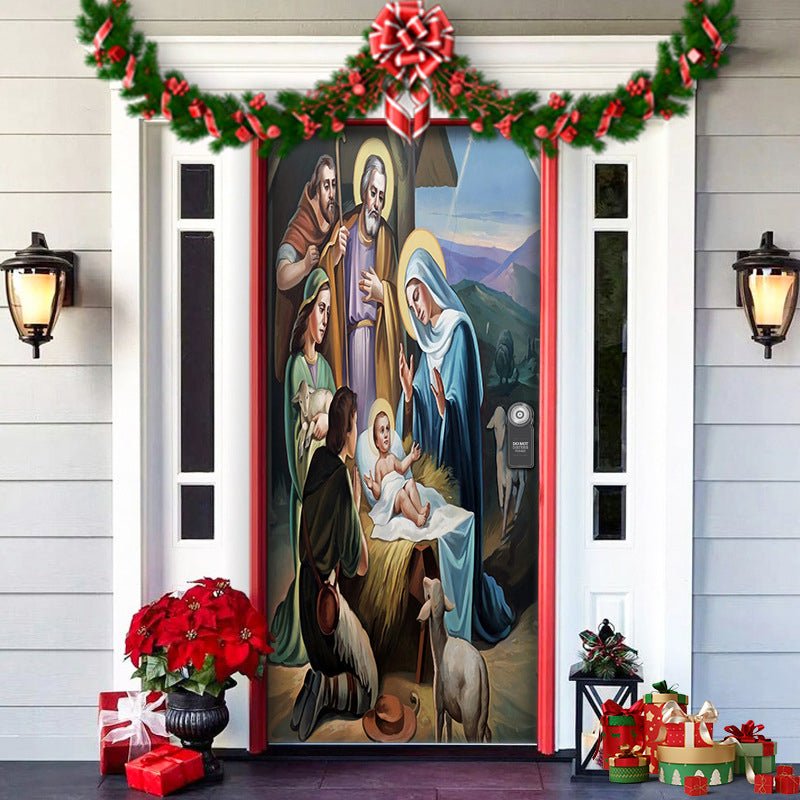 FestiveFront Door Cover™ — Turn Every Entrance into an Instant Holiday Showstopper (19 ) - Christmas | Zavonix