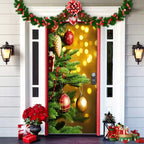 FestiveFront Door Cover™ — Turn Every Entrance into an Instant Holiday Showstopper (1 ) - Christmas | Zavonix