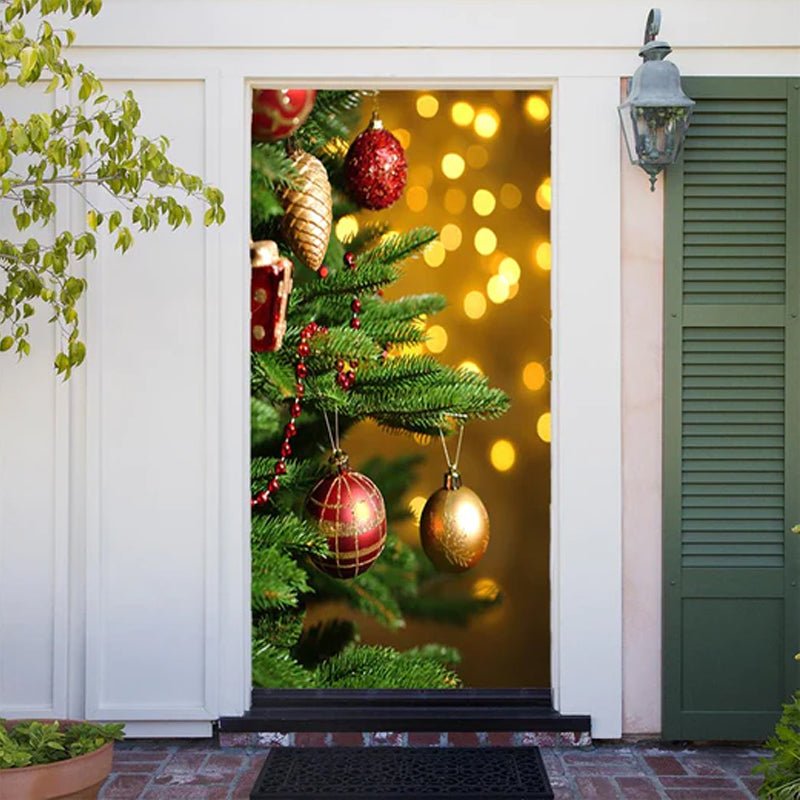 FestiveFront Door Cover™ — Turn Every Entrance into an Instant Holiday Showstopper (1 ) - Christmas | Zavonix