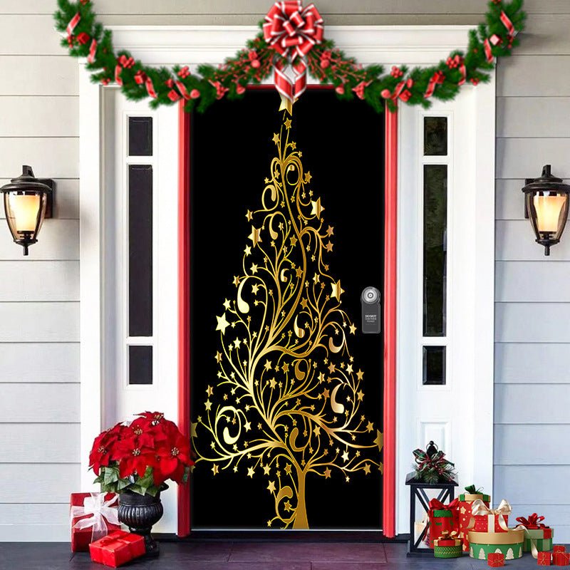 FestiveFront Door Cover™ — Turn Every Entrance into an Instant Holiday Showstopper (19 ) - Christmas | Zavonix