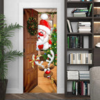 FestiveFront Door Cover™ — Turn Every Entrance into an Instant Holiday Showstopper (1 ) - Christmas | Zavonix
