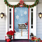 FestiveFront Door Cover™ — Turn Every Entrance into an Instant Holiday Showstopper (3 ) - Christmas | Zavonix