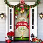 FestiveFront Door Cover™ — Turn Every Entrance into an Instant Holiday Showstopper (4 ) - Christmas | Zavonix