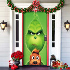 FestiveFront Door Cover™ — Turn Every Entrance into an Instant Holiday Showstopper (5 ) - Christmas | Zavonix