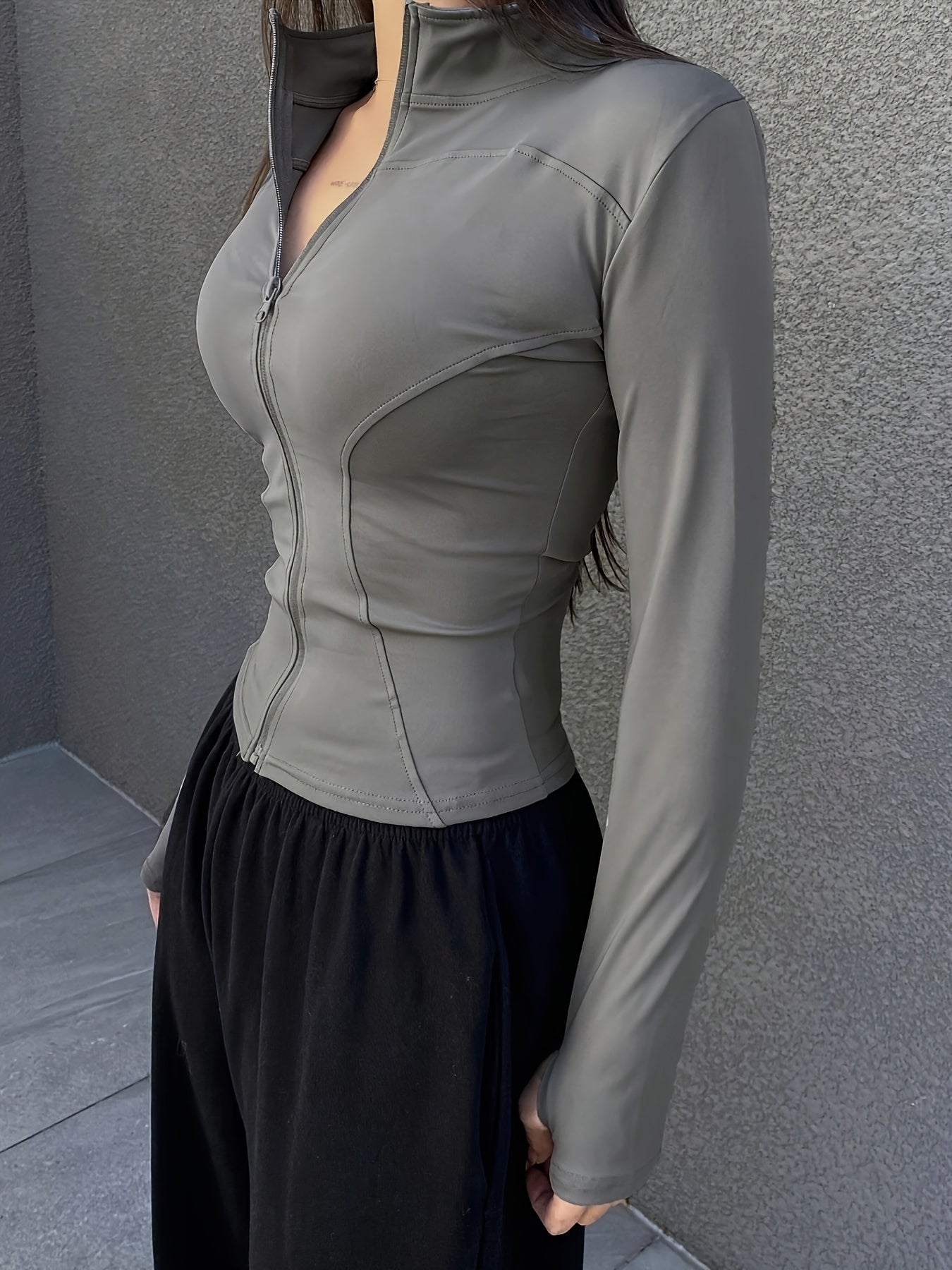 Fierce Style Jacket™ — Command Every Room with Unstoppable Confidence (grey S) - | Zavonix