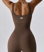 FierceFit Bodysuit™ — Harness Unstoppable Confidence and Comfort That Moves With You (BROWN M) - | Zavonix