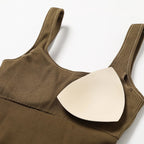 FierceFit Bodysuit™ — Harness Unstoppable Confidence and Comfort That Moves With You (BROWN M) - | Zavonix