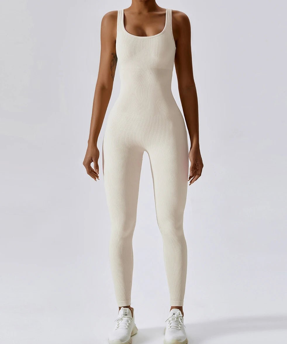 FierceFit Bodysuit™ — Harness Unstoppable Confidence and Comfort That Moves With You (WHITE M) - | Zavonix