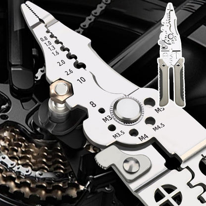 Filo Wire Tool | 3-in-1 Wire Stripper, Cutter, Crimper - Durable Carbon Steel
