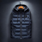 Finnor Lightweight Insulated Hooded Vest with Adjustable Fit (Green XS) - | Zavonix