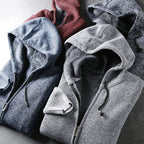 Finnwood — Heavyweight Cotton Hoodie with Plush Soft Lining (Gray S) - | Zavonix