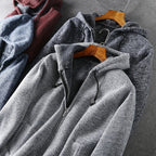 Finnwood — Heavyweight Cotton Hoodie with Plush Soft Lining (Gray S) - | Zavonix