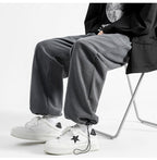 Fintor — Breathable Corduroy Pants with Adjustable Waist for Comfort (Coffee 3XL) - | Zavonix
