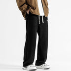 Fintor — Breathable Corduroy Pants with Adjustable Waist for Comfort (Grey 3XL) - | Zavonix