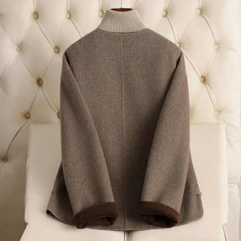 FIONA CASHMERE COAT (Gray XS) - | Zavonix