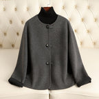 FIONA CASHMERE COAT (Gray XS) - | Zavonix