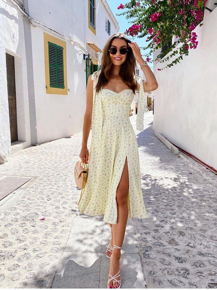 Fiora Floral Split Dress product image 9