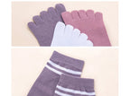 Five - Finger Cotton Blend Socks — Breathable Odor - Resistant Comfort (1 Pair pink EU 35 - 39) - | Zavonix