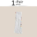 Five - Toe Cotton Blend Socks — Breathable Mid - Crew with Odor Defense (WHITE EU35 - 39) - | Zavonix