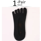 Five - Toe Flex Socks — Breathable Low - Profile Casual Socks for Men (black ) - | Zavonix