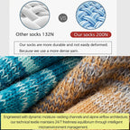 Five - Toe Grip Socks — Anti - Slip Breathable Yoga Socks with Odor Control (blue EU34 - 49 US4.5 - 8) - | Zavonix
