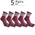 Five - Toe Moisture - Wicking Socks — Breathable Cotton Blend for Fresh Feet (Brown ) - | Zavonix