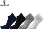 Five Toe Separation Socks — Breathable Athletic Low - Cut for Men (4 Pairs black EU 38 - 44(US 6 - 10)) - | Zavonix