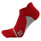 Five Toe Separation Socks — Breathable Athletic Low - Cut for Men (4 Pairs black EU 38 - 44(US 6 - 10)) - | Zavonix