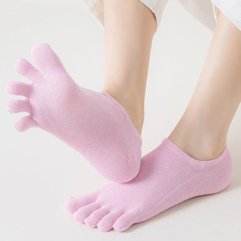 Five Toe Socks — Breathable Cotton Blend for Comfortable Feet (Blue EU35 - 39) - | Zavonix