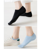 Five Toe Socks — Breathable Cotton Blend for Comfortable Feet (Blue EU35 - 39) - | Zavonix