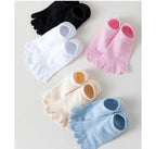 Five Toe Socks — Breathable Cotton Blend for Comfortable Feet (Blue EU35 - 39) - | Zavonix
