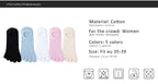 Five Toe Socks — Breathable Cotton Blend for Comfortable Feet (Blue EU35 - 39) - | Zavonix