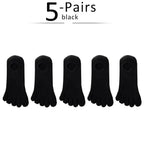 Five Toe Socks — Breathable Cotton Blend for Comfortable Feet (Khaki EU35 - 39) - | Zavonix