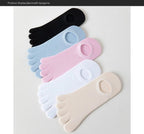 Five Toe Socks — Breathable Cotton Blend for Comfortable Feet (Blue EU35 - 39) - | Zavonix